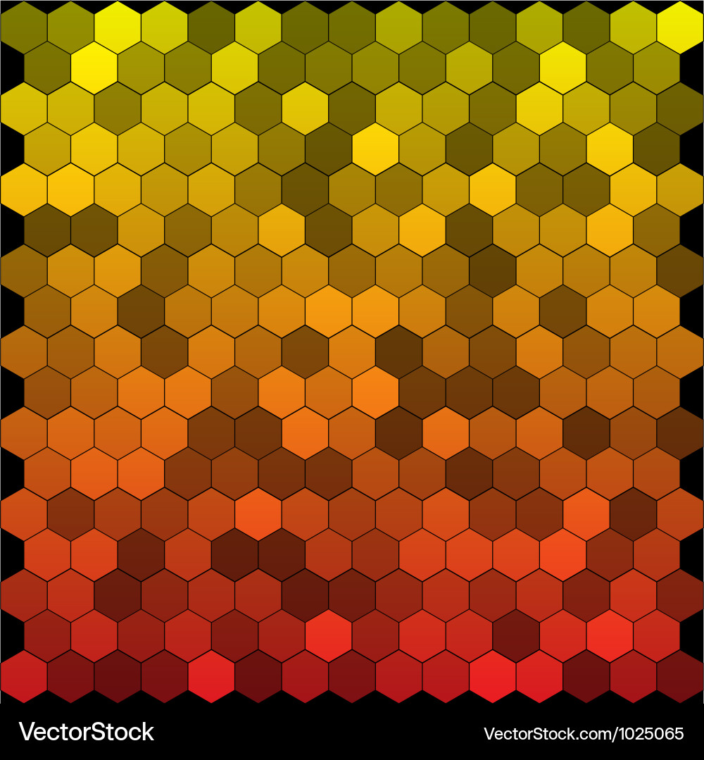 Abstract Hexagon Pattern Background vector image