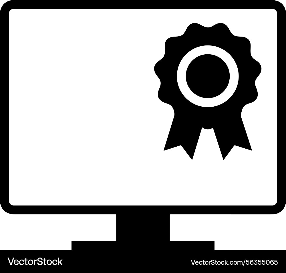 Computer icon symbol image Vector Image