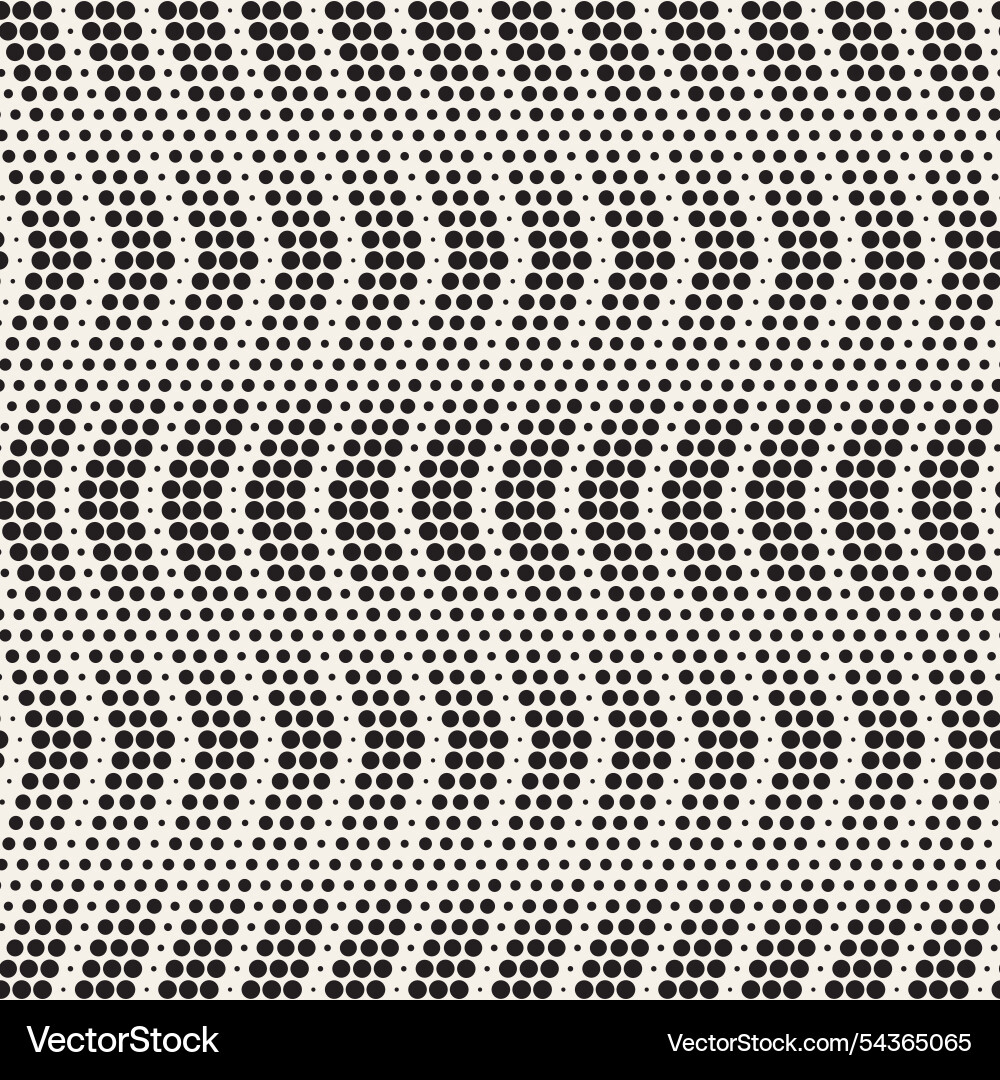 Seamless pattern repeating geometric elements vector image
