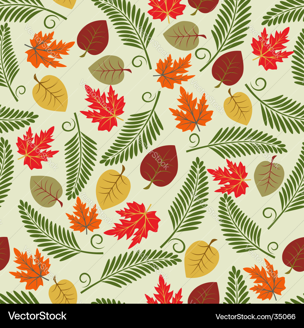 Autumn Leaf Background vector image