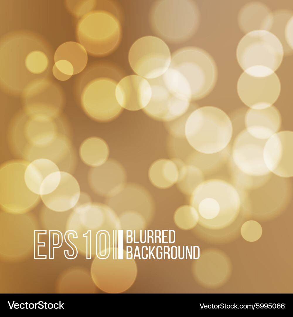 Bright background with bokeh effect Vector Image