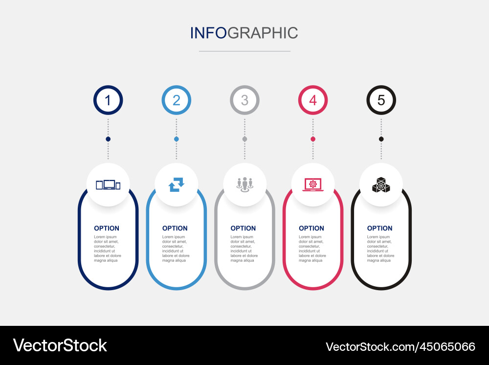 Devices synchronization users software vector image
