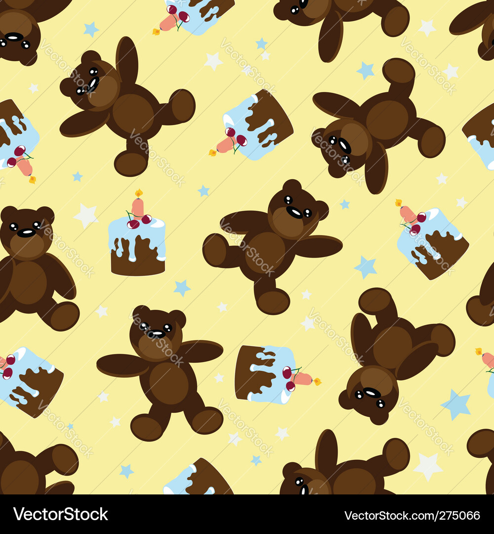 Greeting seamless pattern Vector Image