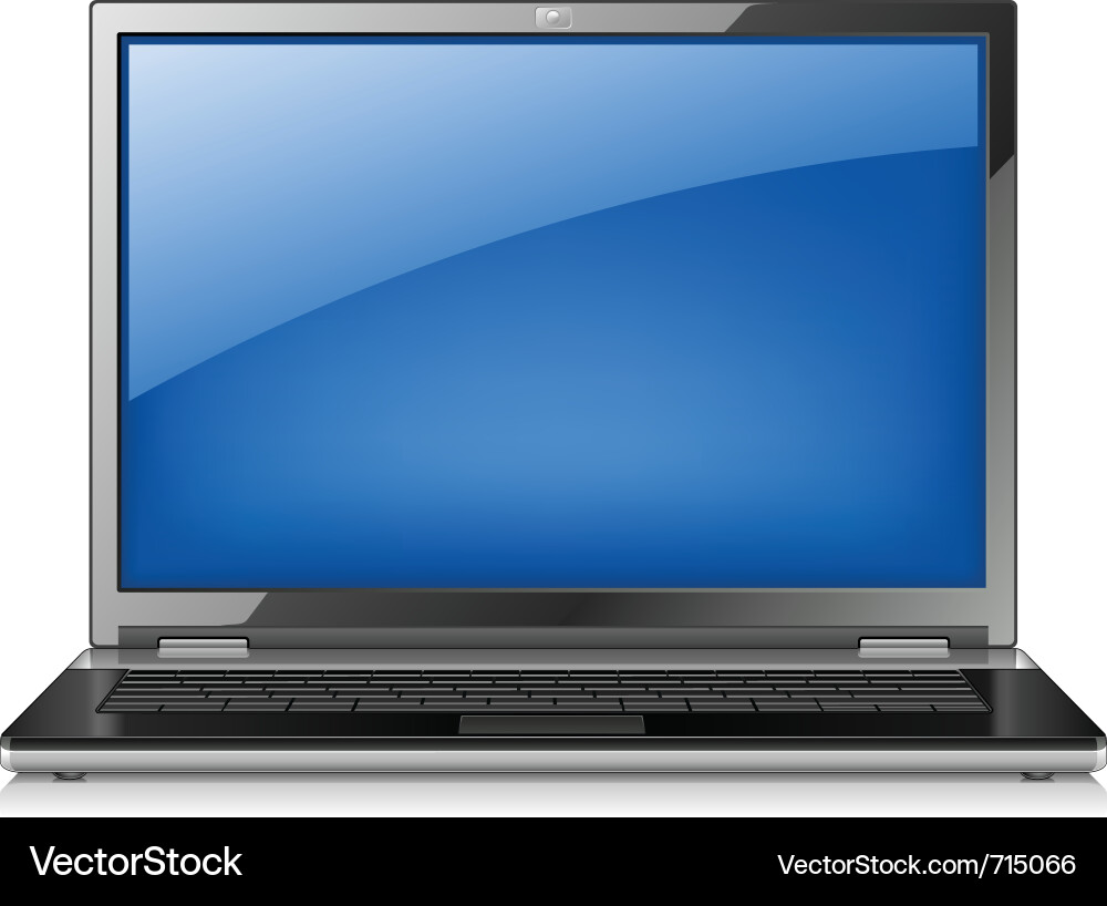 Laptop Computer Vector Image