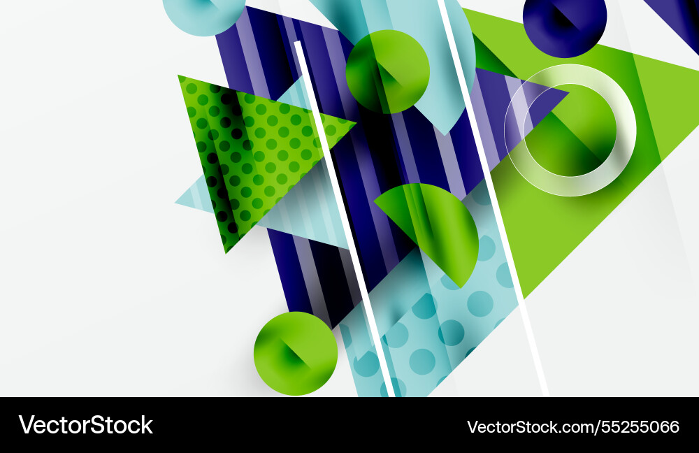 Modern abstract design with overlapping vector image