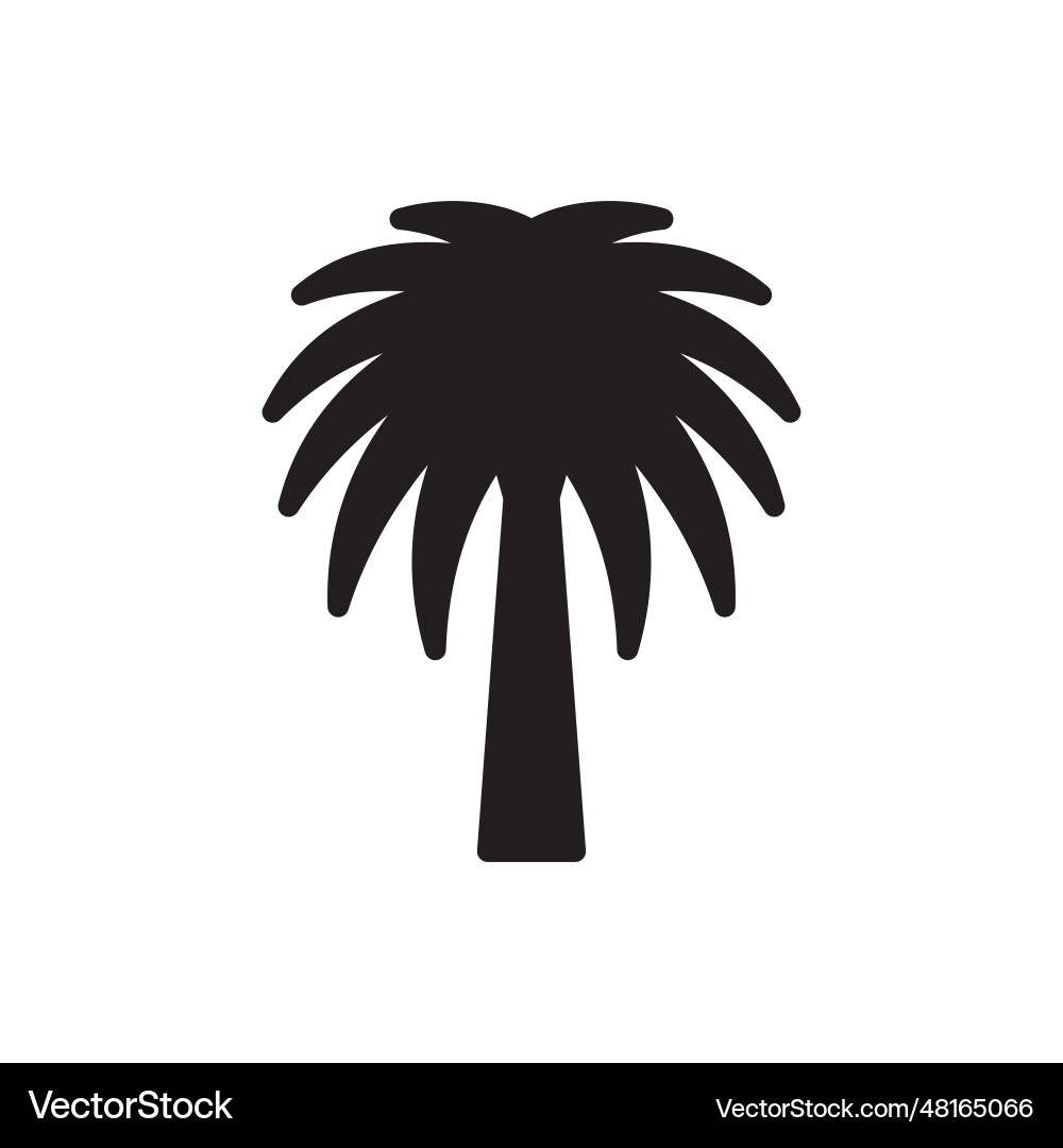 Tree dates icon design Tree dates icon design vector image