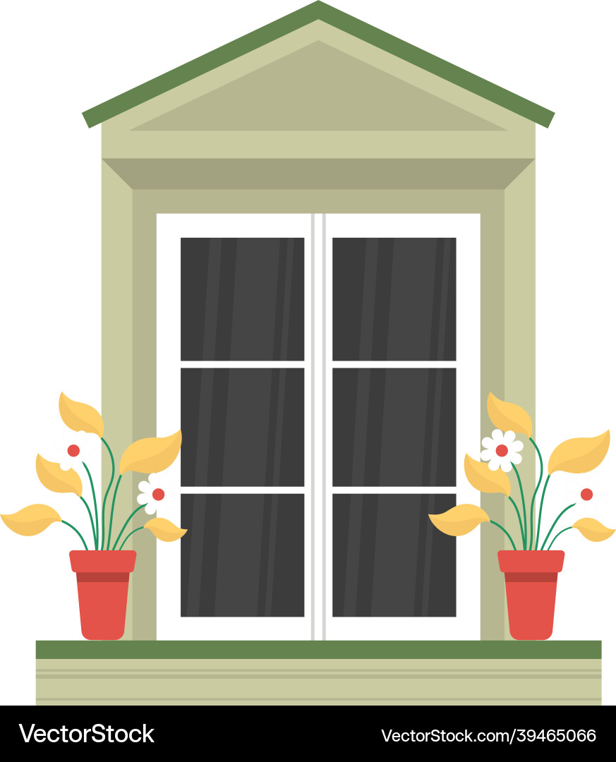 Window shutter Vector Image