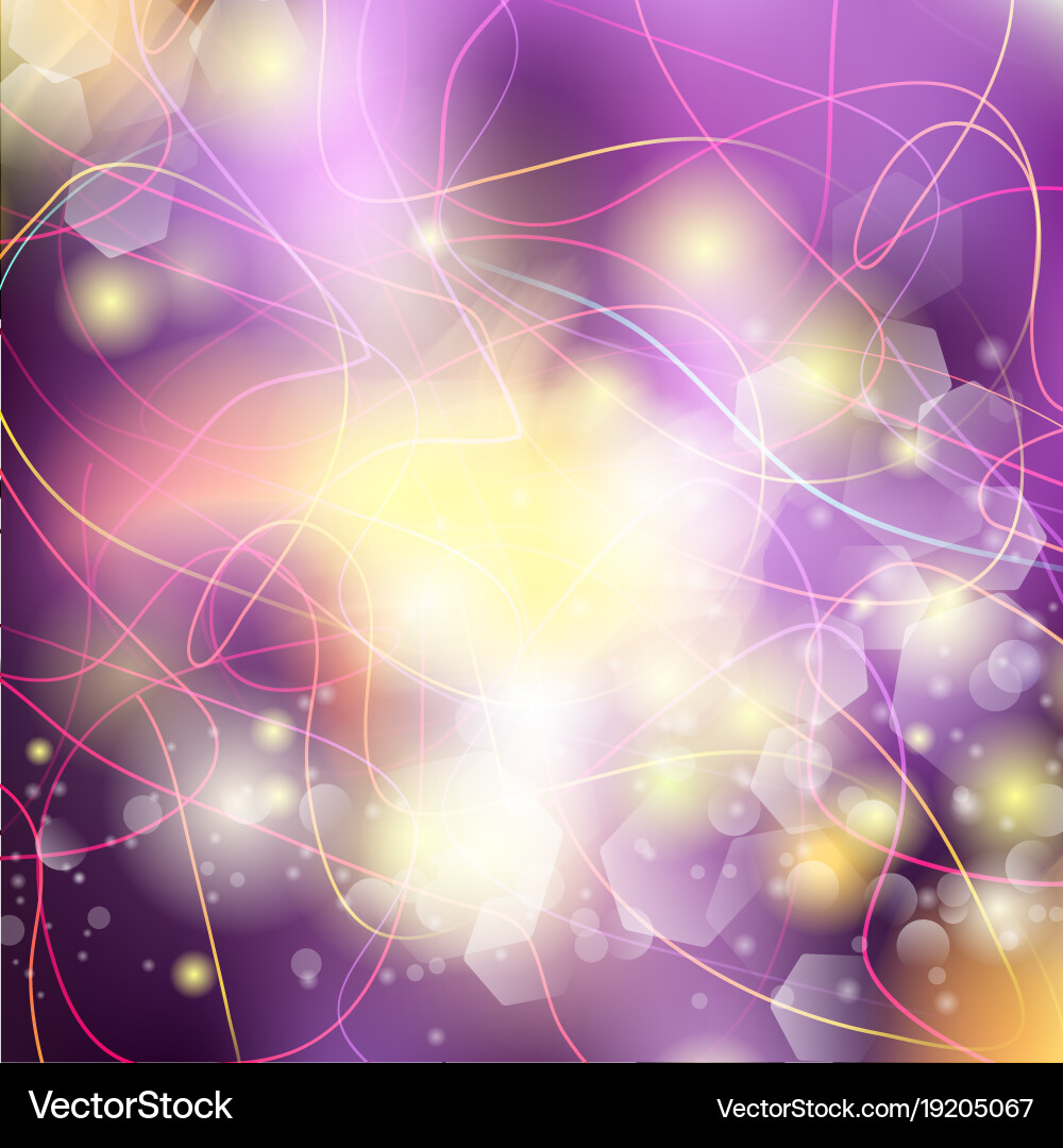 Abstract defocused bokeh lights background Vector Image