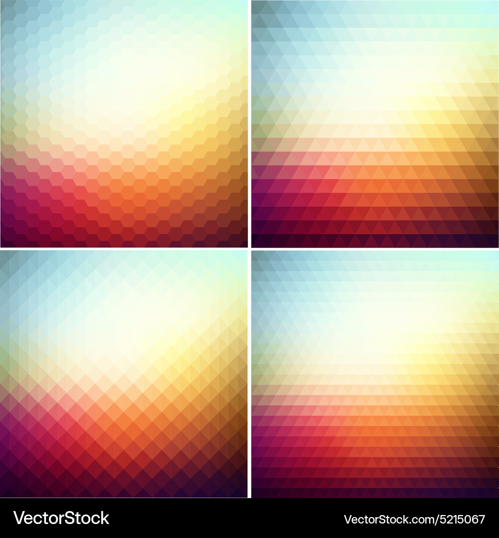 Abstract geometric background with triangle Vector Image