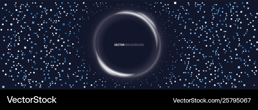Abstract space points Abstract space points vector image