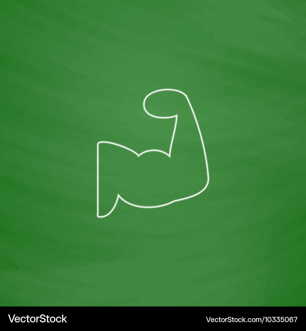Biceps computer symbol Biceps computer symbol Vector Image