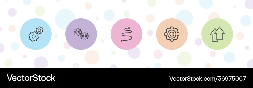 Motion icons Royalty Free Vector Image - VectorStock
