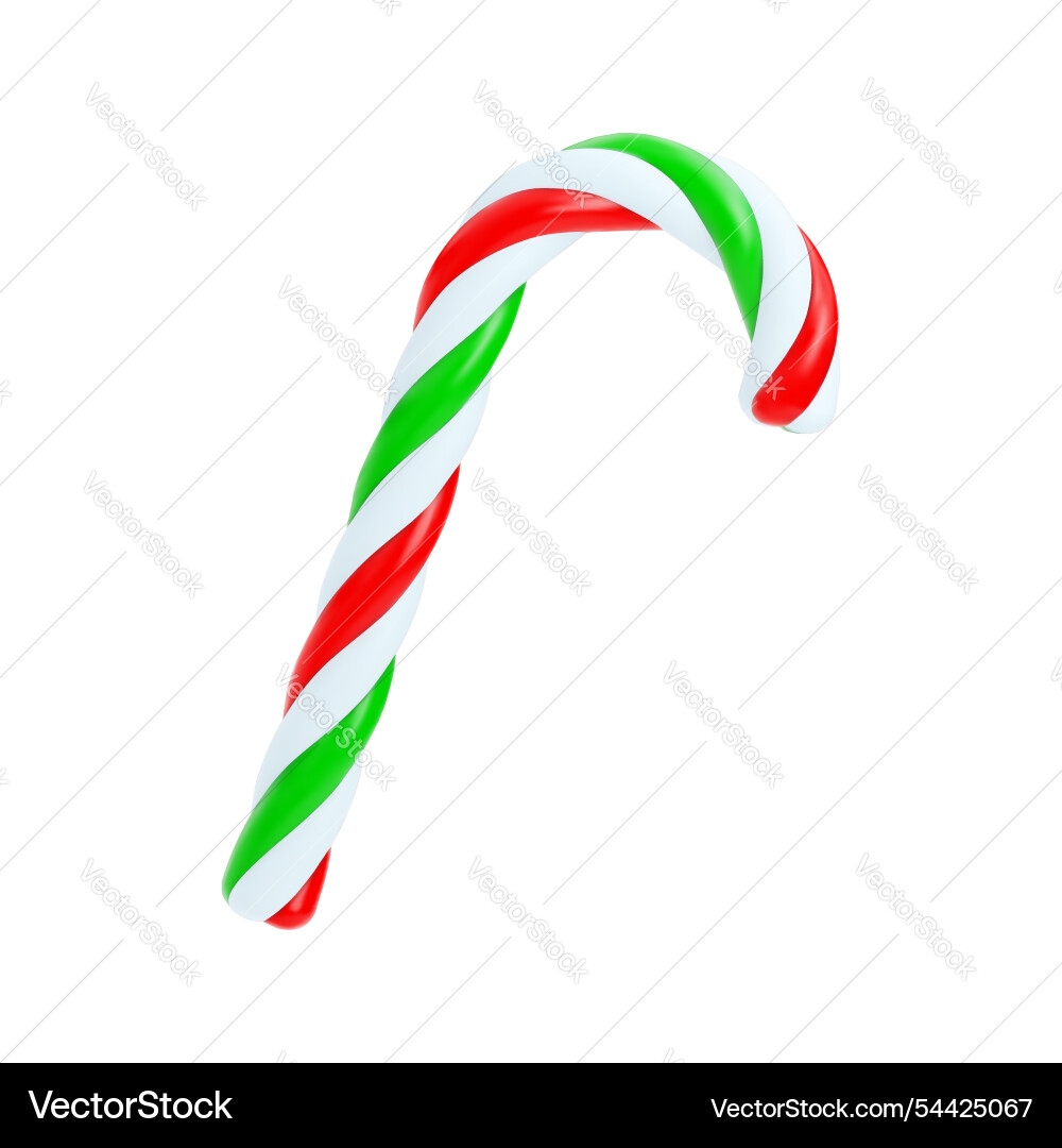 Weihnachten 3d Cartoon Süßigkeiten Karamell mit Rot Weihnachten 3d Cartoon Süßigkeiten Karamell mit Rot vektorbild