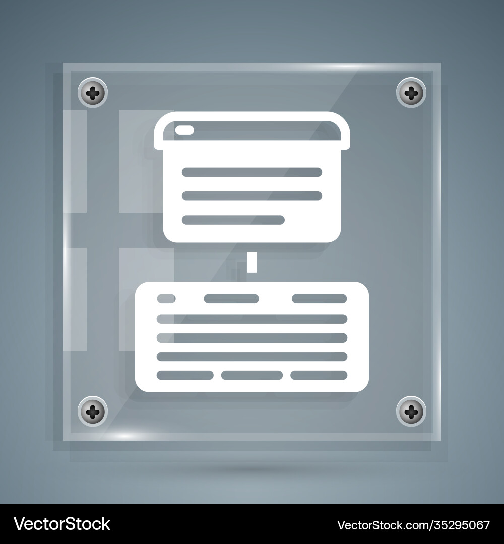 White server data web hosting icon isolated White server data web hosting icon isolated Vector Image