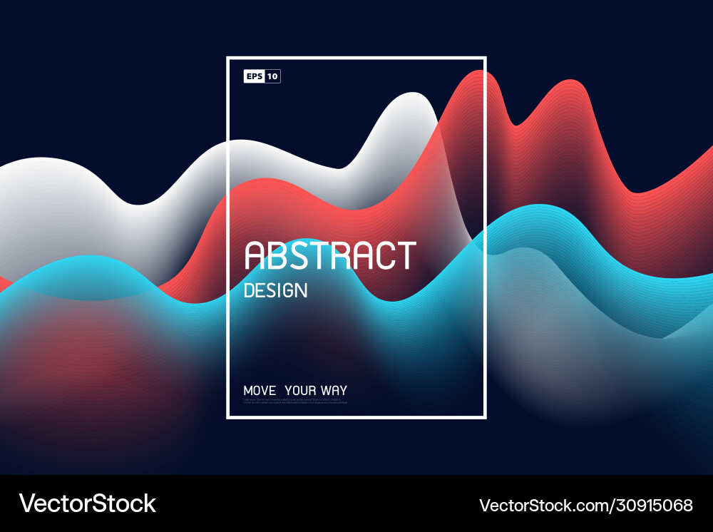 Abstract science color line tech design Abstract science color line tech design vector image