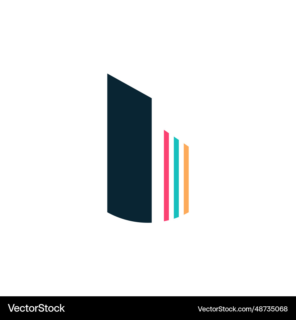 Building logo design element with modern concept Vector Image