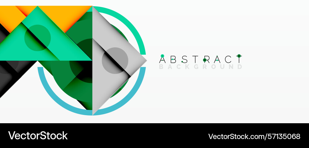 Modern design features overlapping geometric vector image