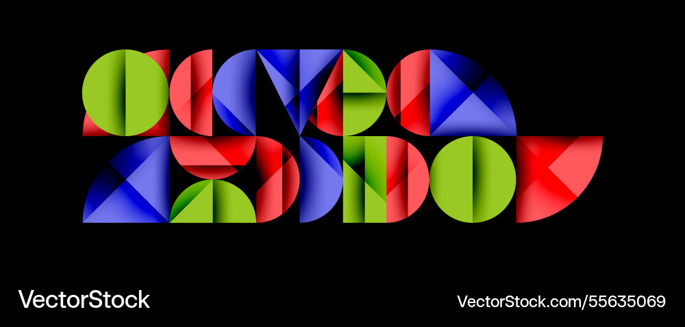 Abstract geometric pattern with intersecting Abstract geometric pattern with intersecting vector image