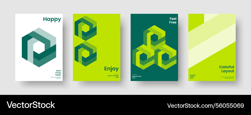 Isolated poster layout abstract report design Isolated poster layout abstract report design vector image