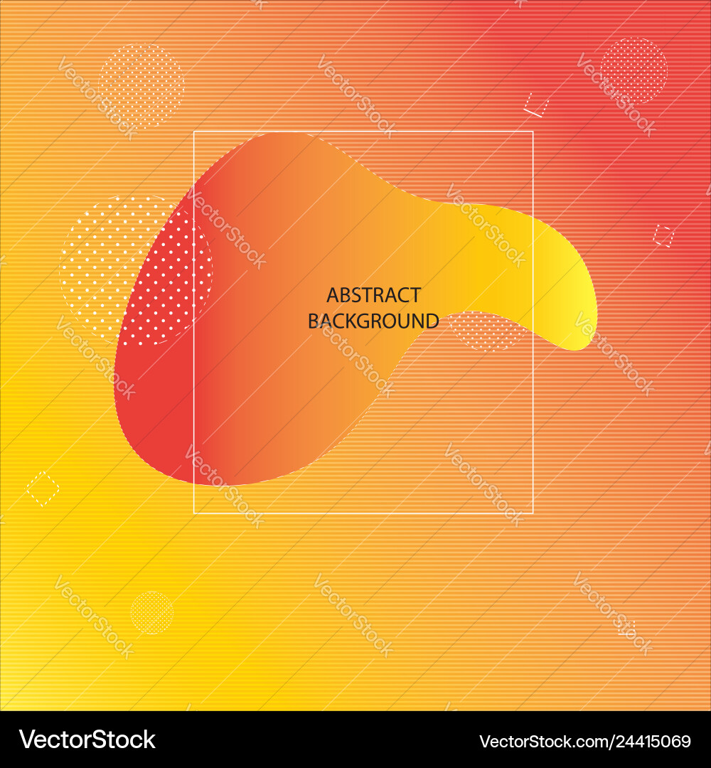 Print orange gradient abstract background Vector Image