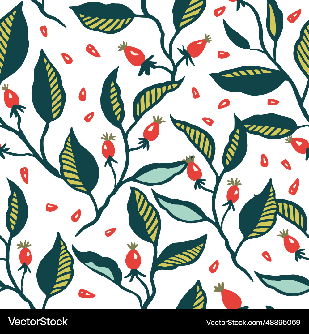 Seamless pattern with dynamic stylizes branches Seamless pattern with dynamic stylizes branches vector image
