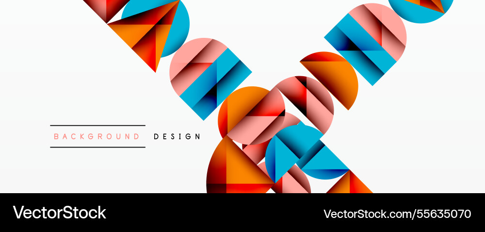 Abstract geometric pattern with intersecting Abstract geometric pattern with intersecting vector image