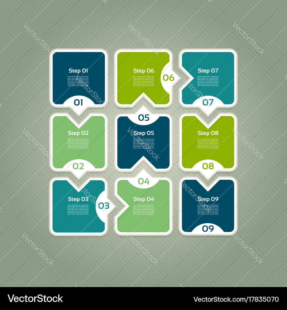 Progress & Process Background Vector Image