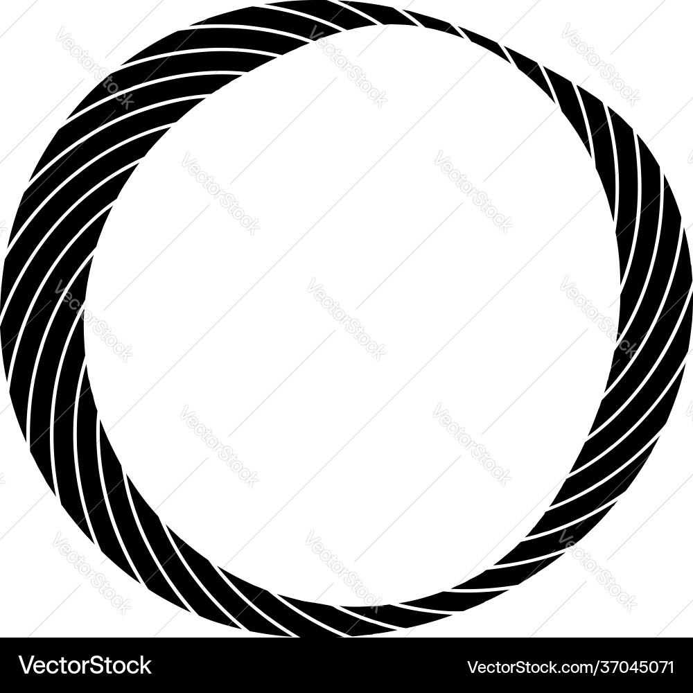 Cyclical circle helix volute element concentric Cyclical circle helix volute element concentric Vector Image