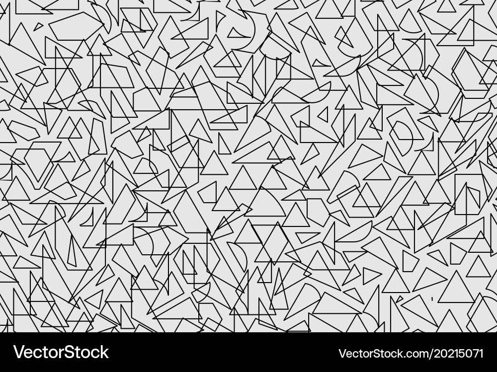 Triangle design elements set vector image