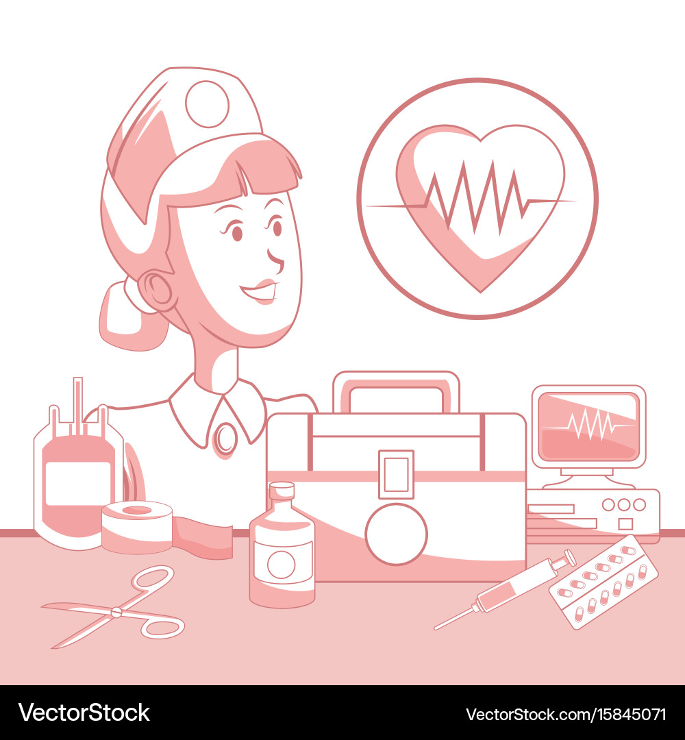 White background with red color sections vector image
