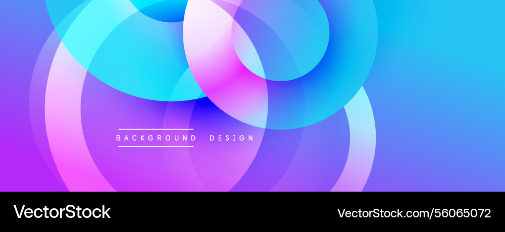 Background design with overlapping circular Background design with overlapping circular Vector Image