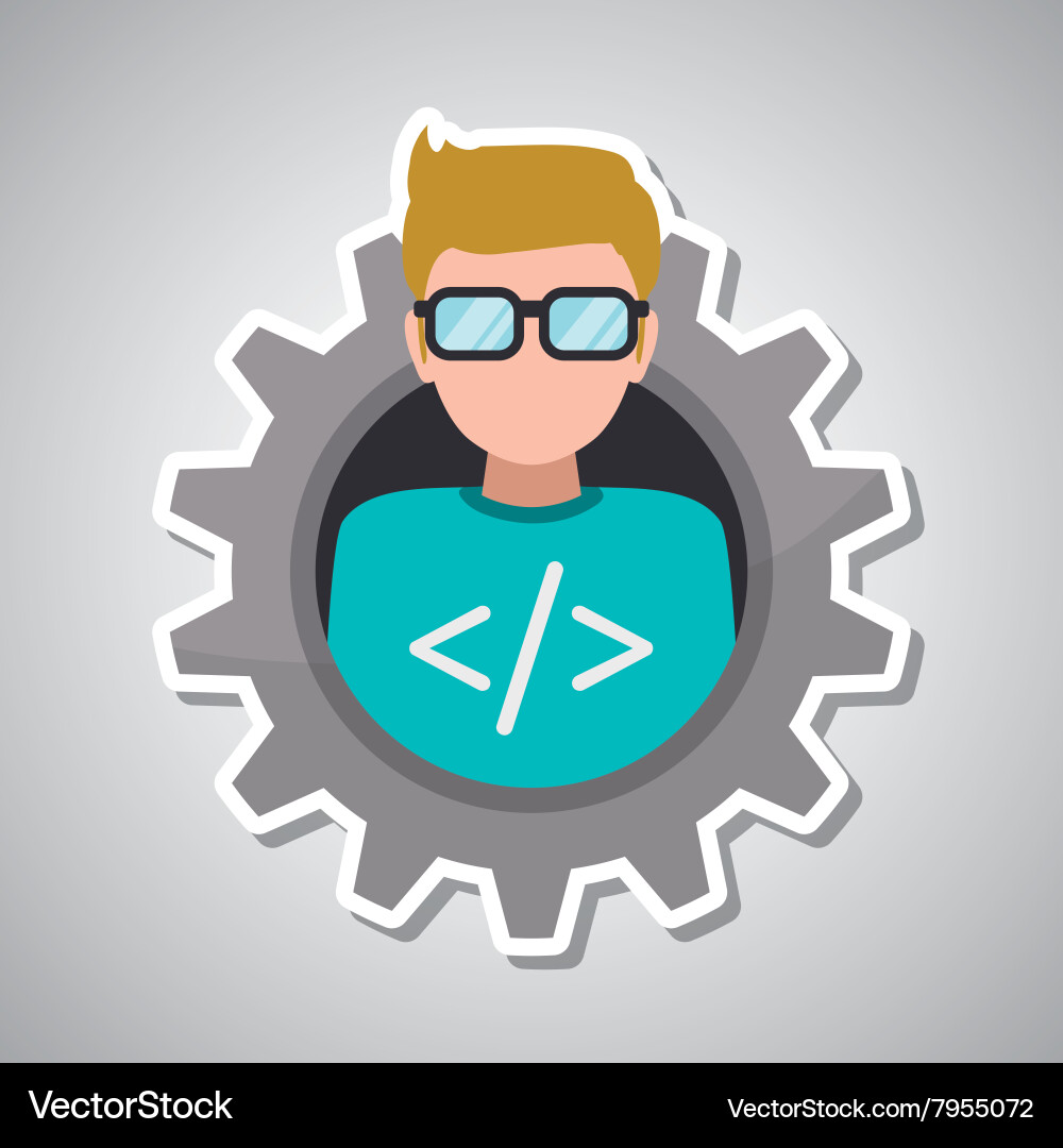 Development and software design vector image