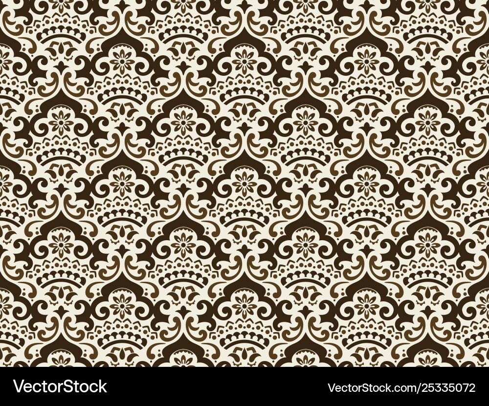 Elegant Damask Pattern Vector Image