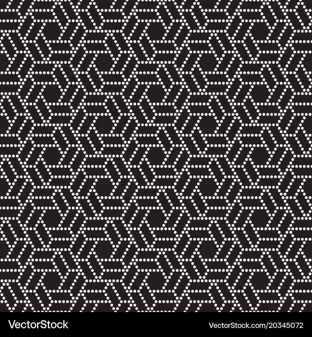 Hexagonal Stripe Pattern vector image
