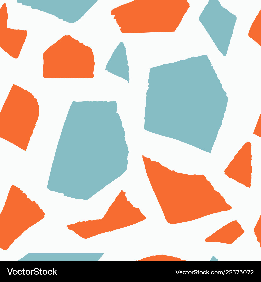 Trendy seamless pattern with abstract forms Trendy seamless pattern with abstract forms vector image