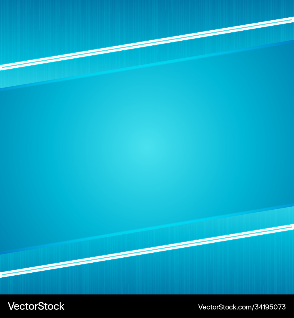 Abstract banner modern frame pattern design cyan vector image