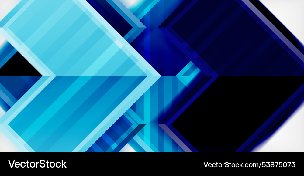 Arrow symbols created with 3d effects and line Vector Image