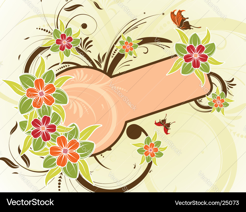 Background flower Vector Image