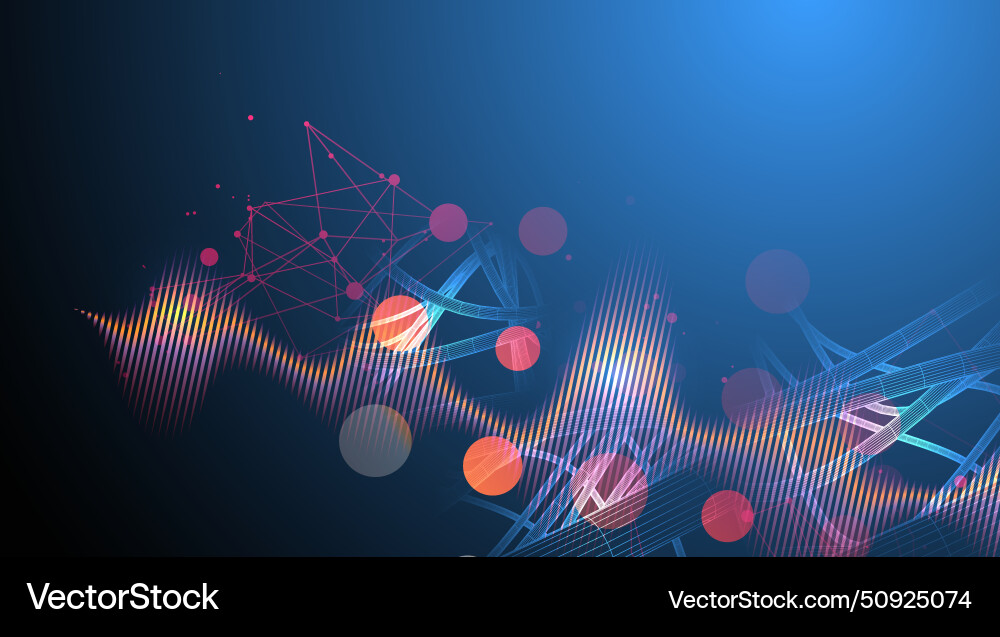 Abstract background with a wireframe dynamic Abstract background with a wireframe dynamic vector image