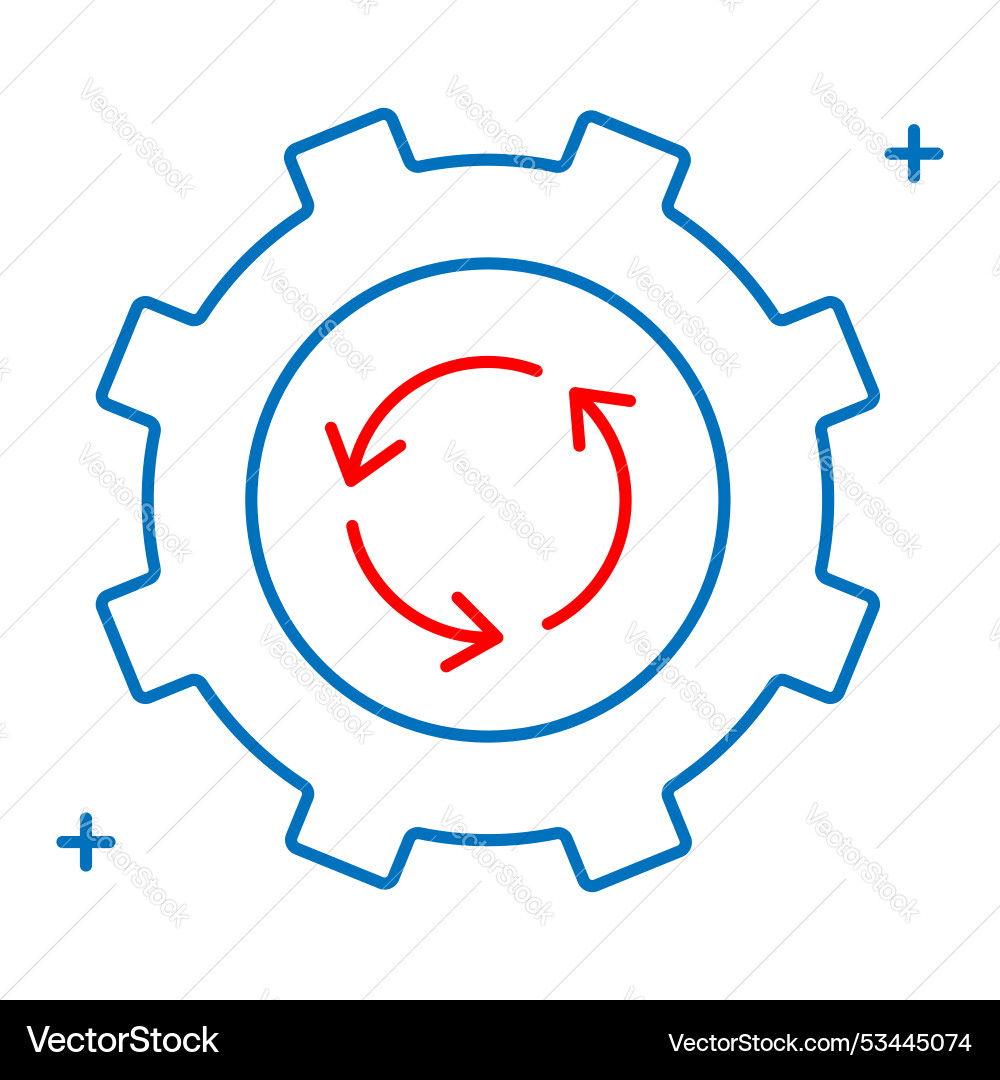 Reverse engineering concepts icon design vector image