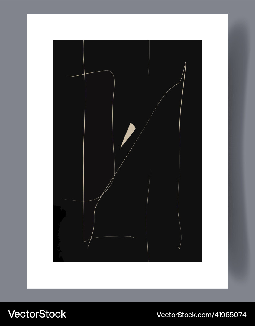 Scandinavian abstract print set Scandinavian abstract print set vector image