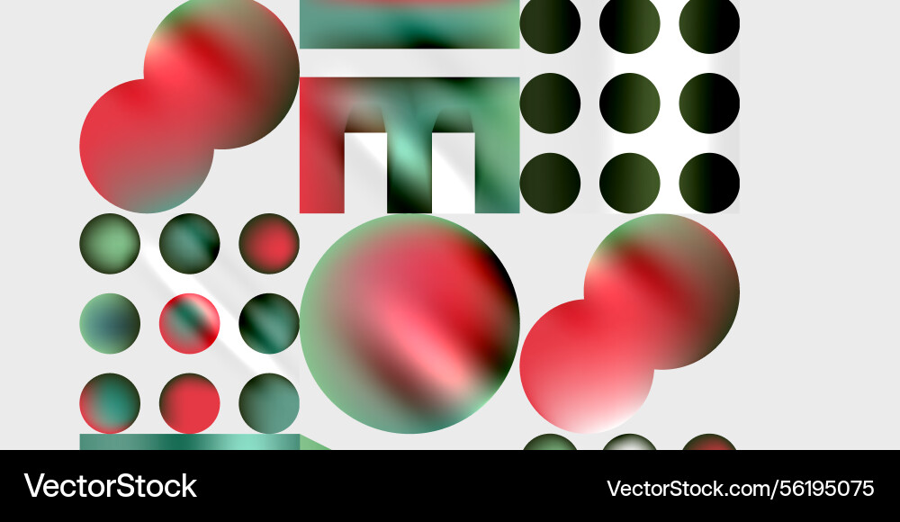 Abstract composition featuring overlapping Abstract composition featuring overlapping vector image