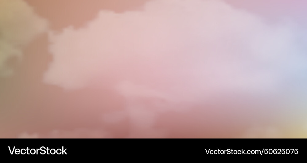 Modern colorful gradient background with clouds Modern colorful gradient background with clouds vector image