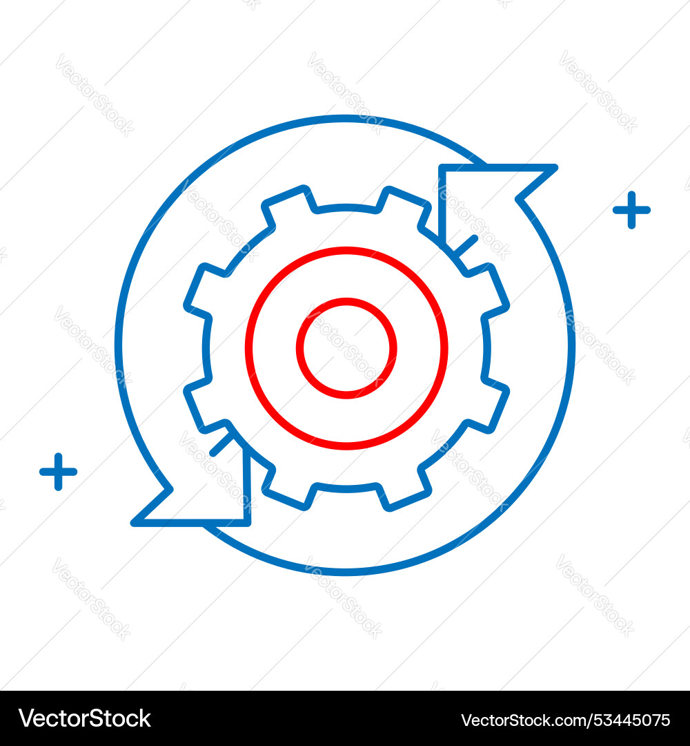 Reverse engineering deconstruction icon design Reverse engineering deconstruction icon design vector image