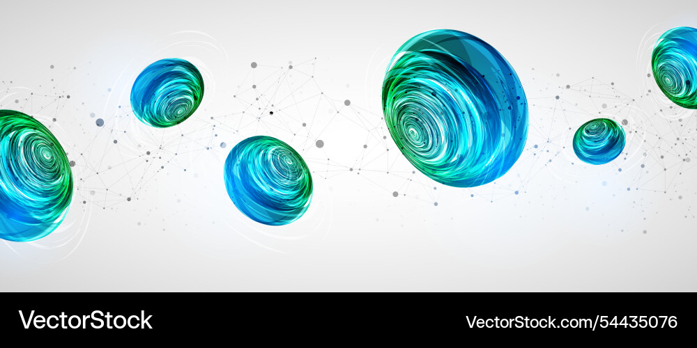 Abstract sci-fi background with plexus effect Abstract sci-fi background with plexus effect vector image