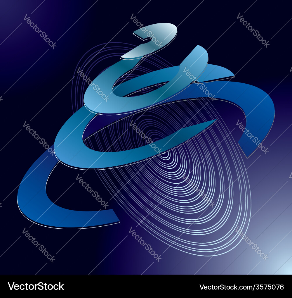 Abstract segmented circles Vector Image