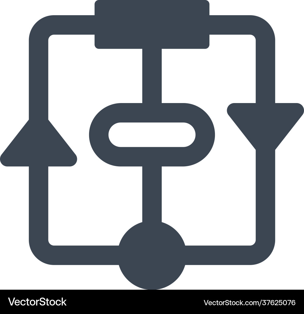 Algorithm icon vector image