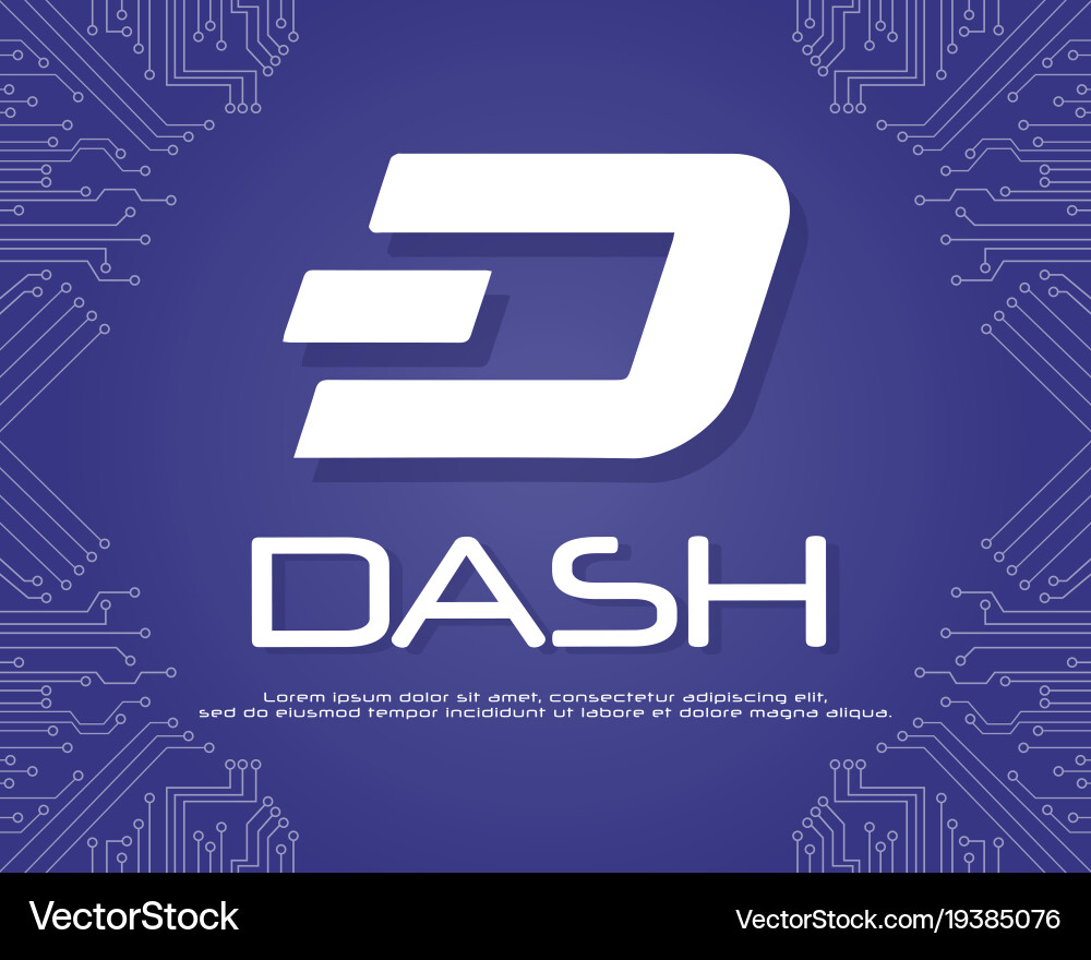 Background dash blockchain style collection Vector Image