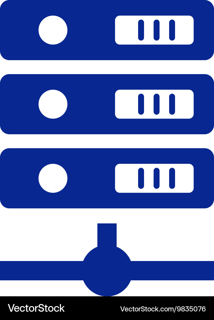 Computer server icon Vector Image