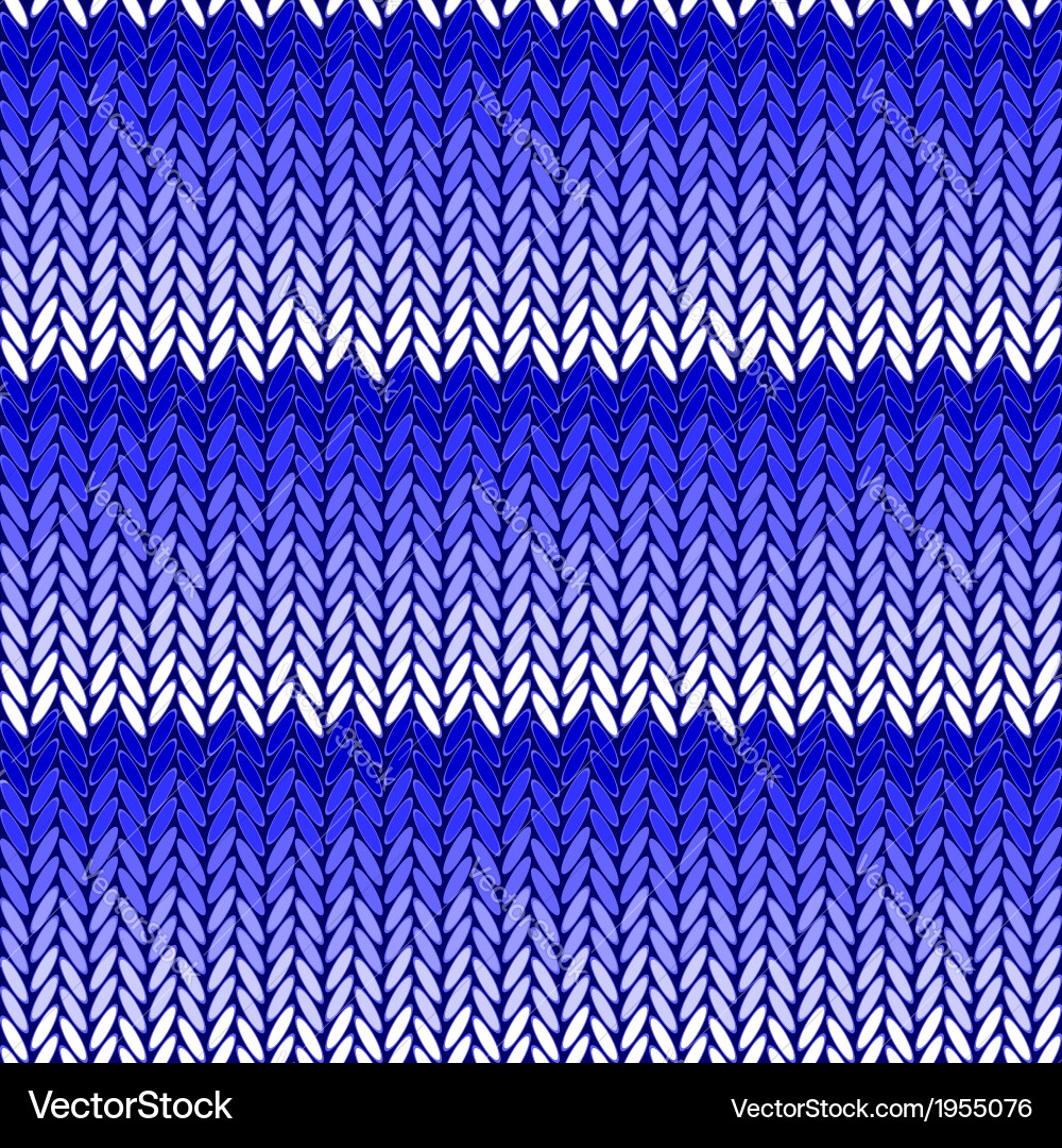 Design seamless horizontal knitted pattern vector image